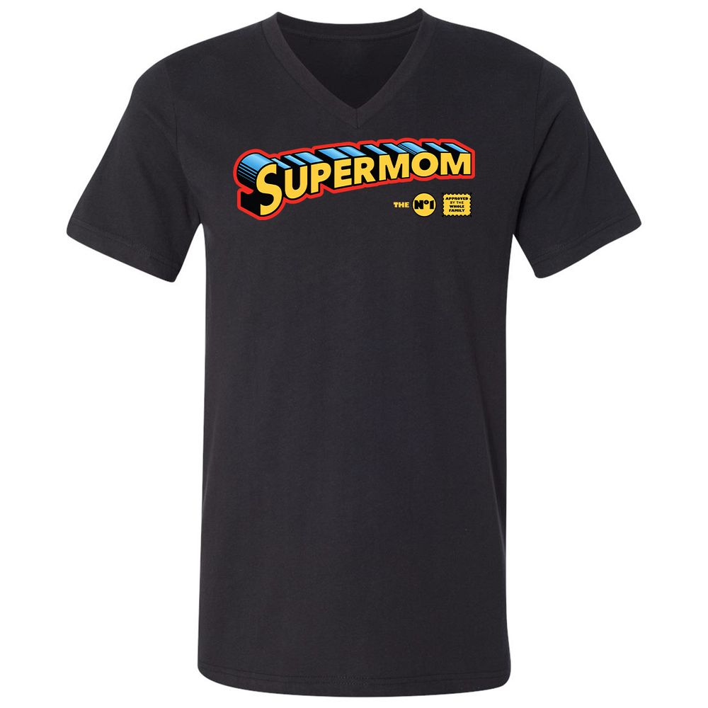 Unisex V-Neck T-Shirt - 2DL8WVKM - Black - 1