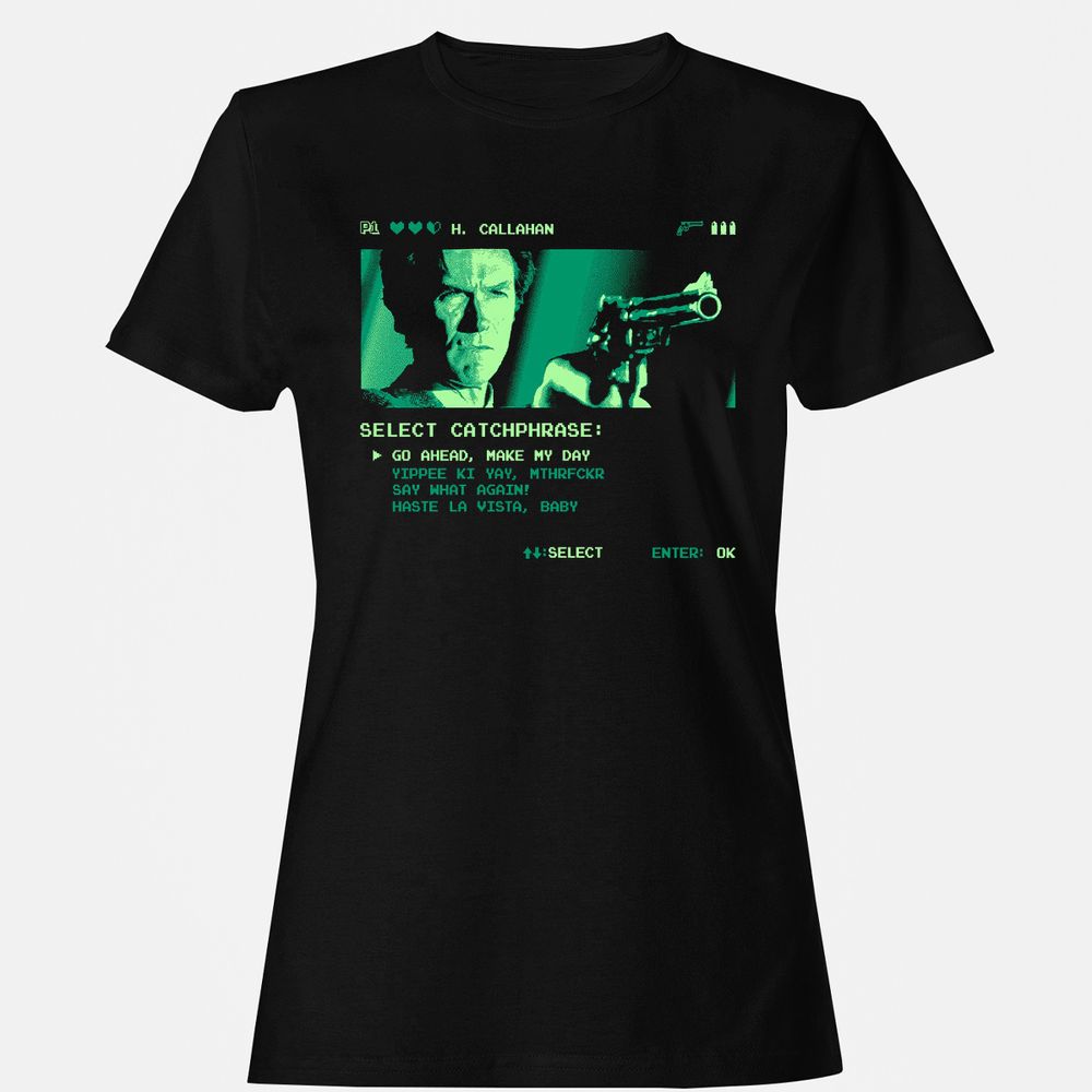 Women's T-Shirt - WYCQJH7H - Black - 1