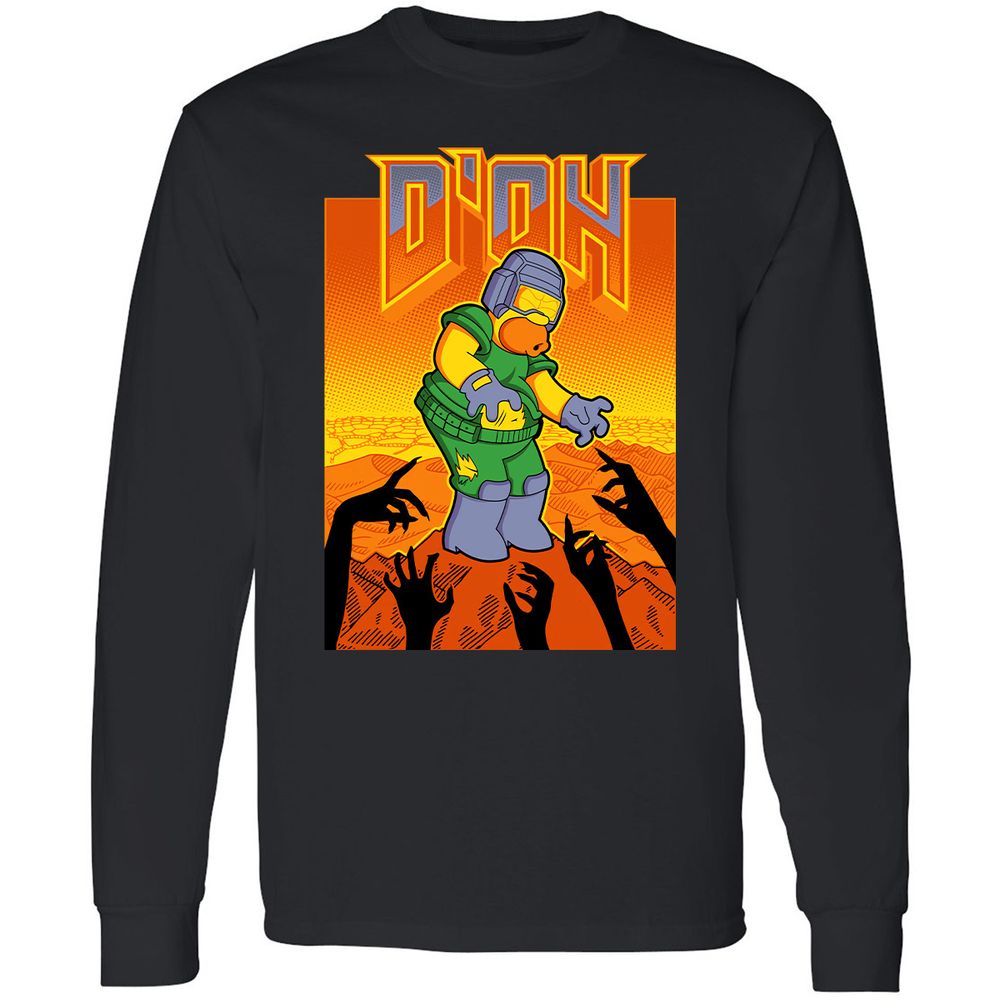 Long Sleeve T-Shirt - 73S42KVU - Black - 1