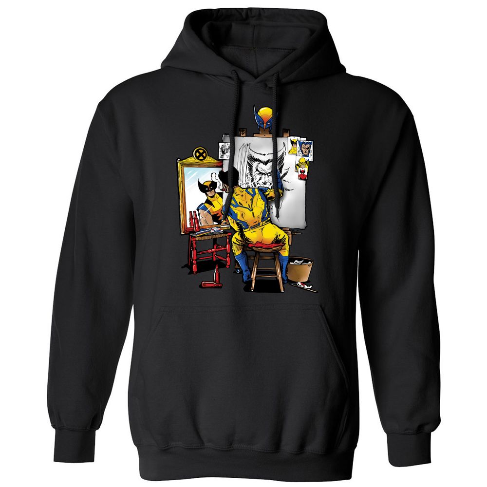 Classic Unisex Hoodie - 2Q436JVQ - Black - 1
