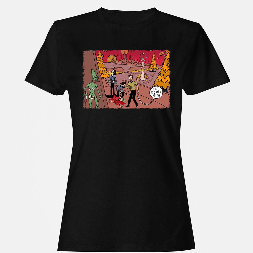 Women's T-Shirt - FJ17YBLH - Black - 1