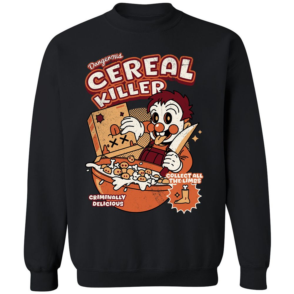 Classic Unisex Sweatshirt - GE78MSBA - Black - 1