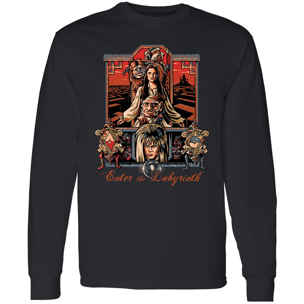Long Sleeve T-Shirt - C39JMCHK - Black - 1