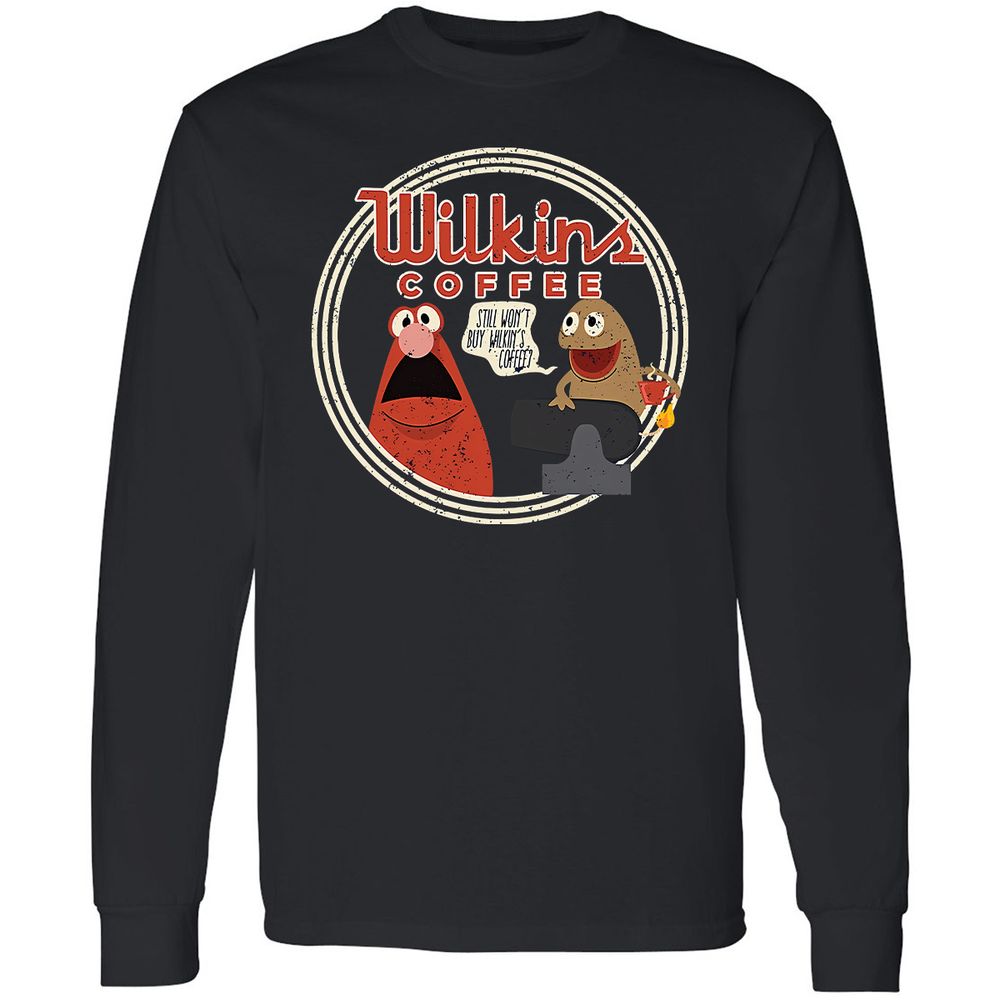 Long Sleeve T-Shirt - H178PCZX - Black - 1