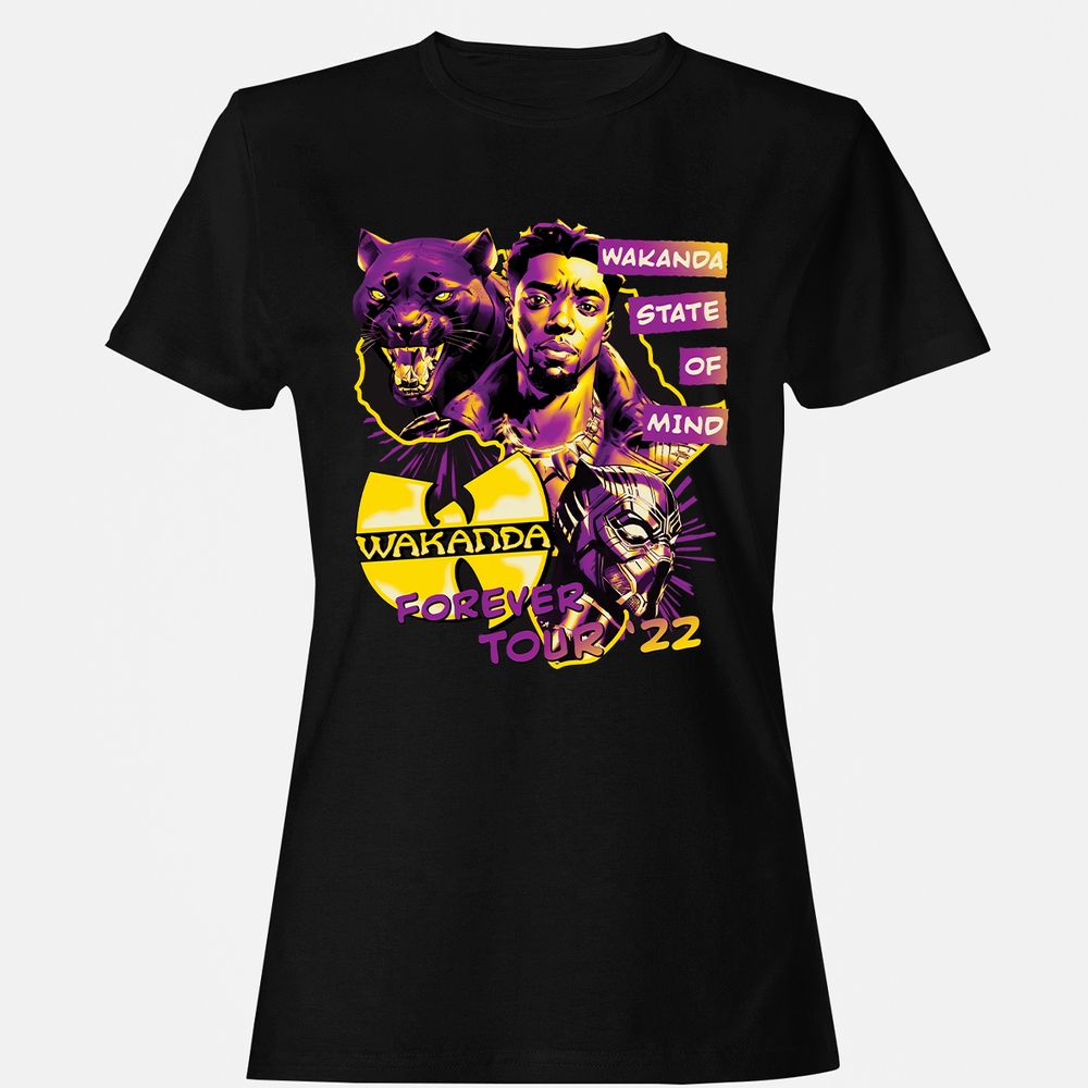 Women's T-Shirt - L3YZER4B - Black - 1