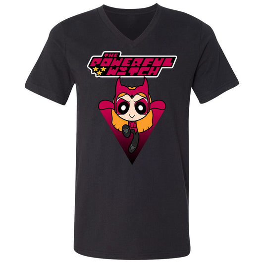 Unisex V-Neck T-Shirt - GK78BMCW - Black - 1