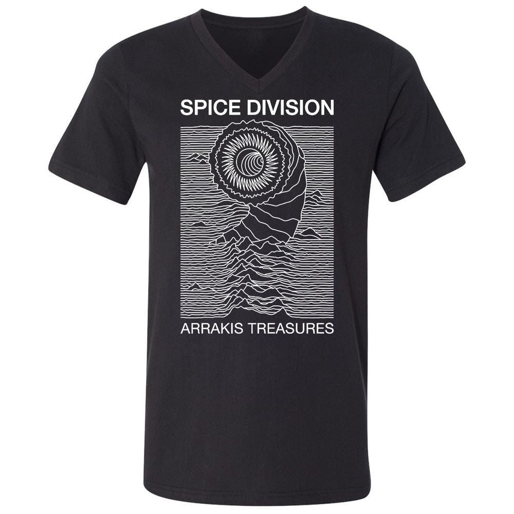 Unisex V-Neck T-Shirt - FXX3377Z - Black - 1
