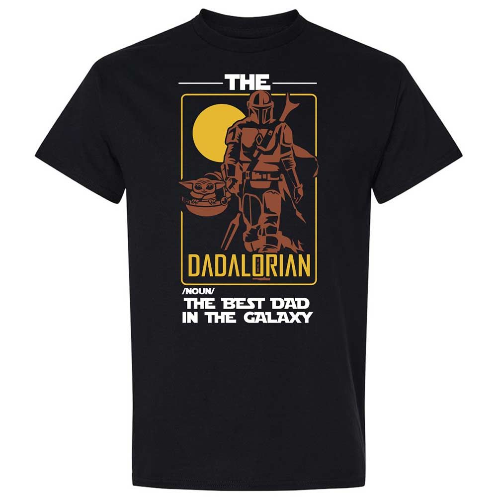 The Dadalorian The Best Dad In The Galaxy - Black - 1