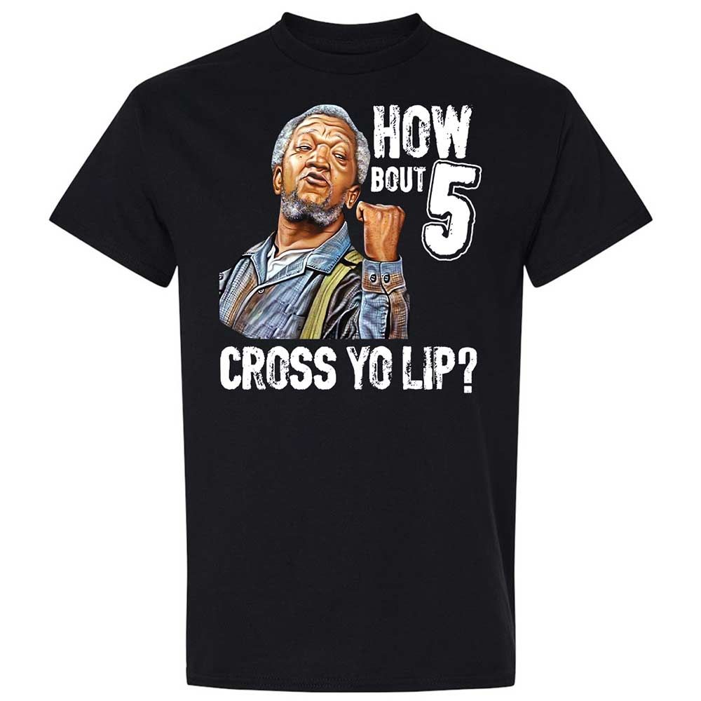 How bout 5 cross yo lip - Black - 1