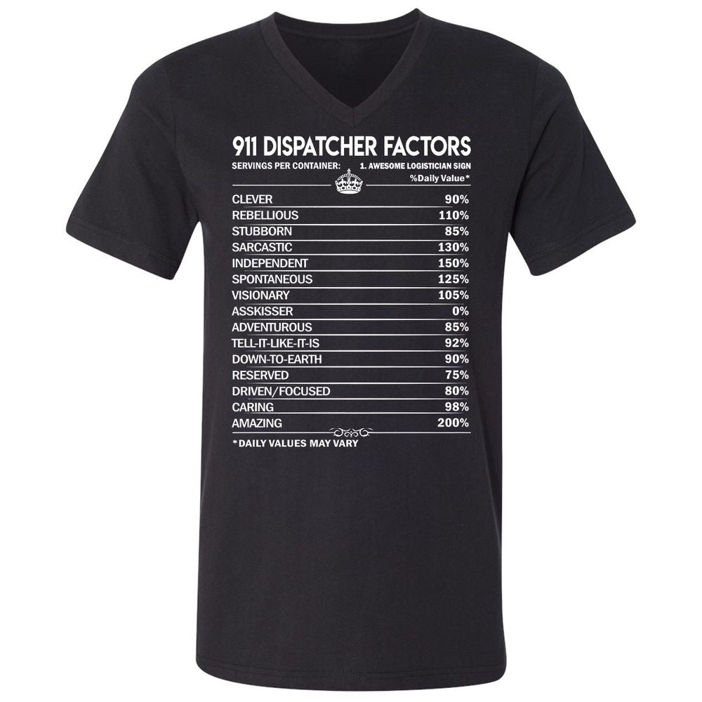 Unisex V-Neck T-Shirt - AHMP2Z15 - Black - 1