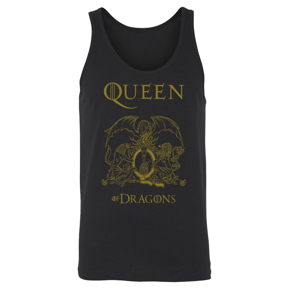 Unisex Jersey Tank - R83KT6J2 - Black - 1