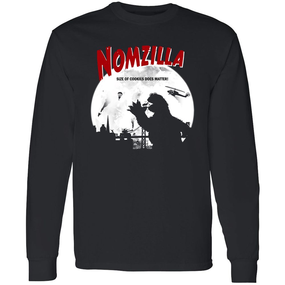 Long Sleeve T-Shirt - YX34RKHQ - Black - 1