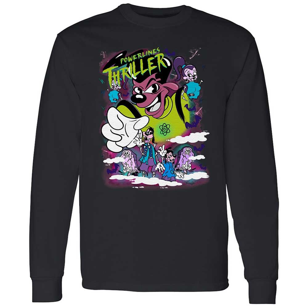Vintage Pop Cartoon Horror Mashup - Black - 1