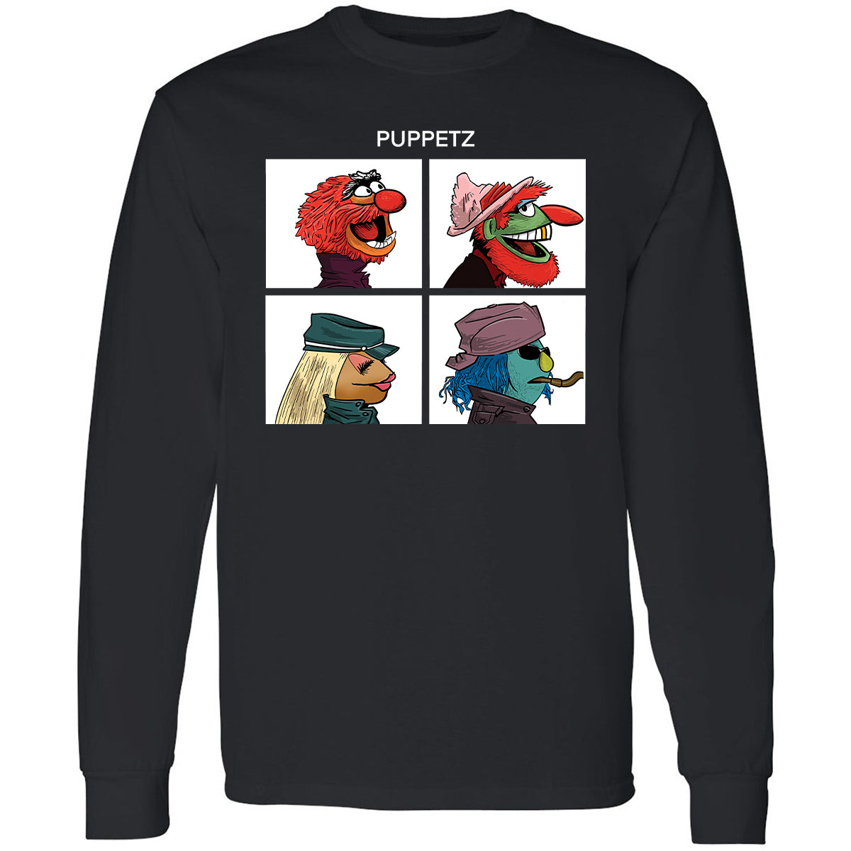 Long Sleeve T-Shirt - TEYAJW7Q - Black - 1