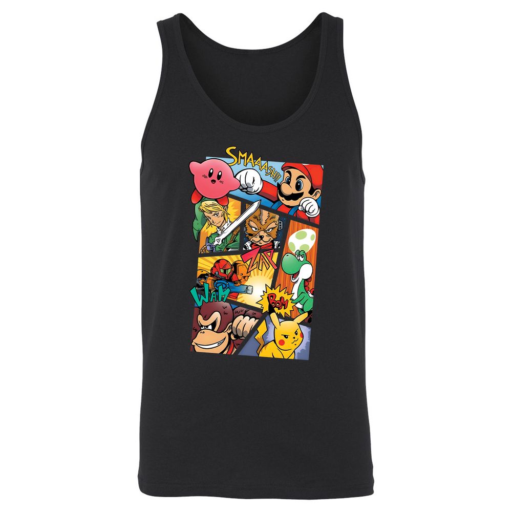 Unisex Jersey Tank - JSJ99E82 - Black - 1