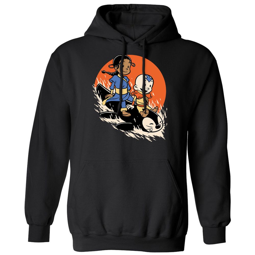 Classic Unisex Hoodie - TE9F5URM - Black - 1