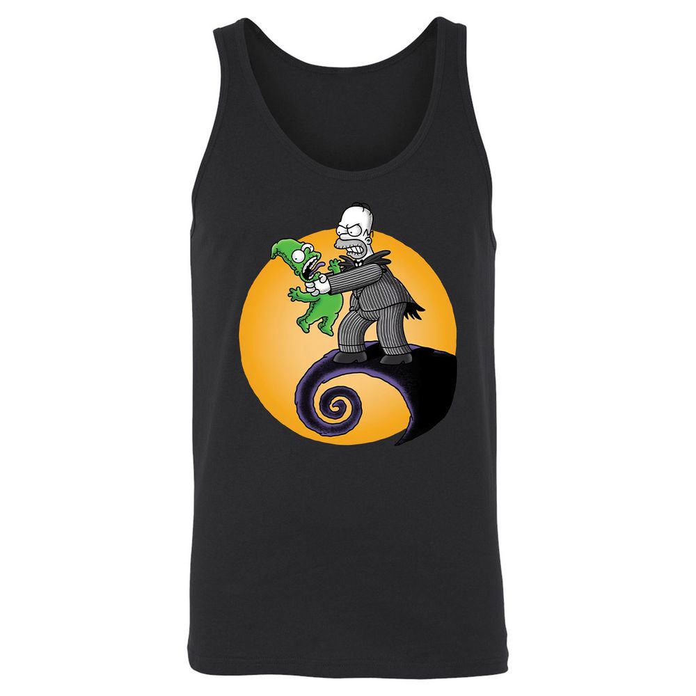 Unisex Jersey Tank - H2Y8BSZL - Black - 1