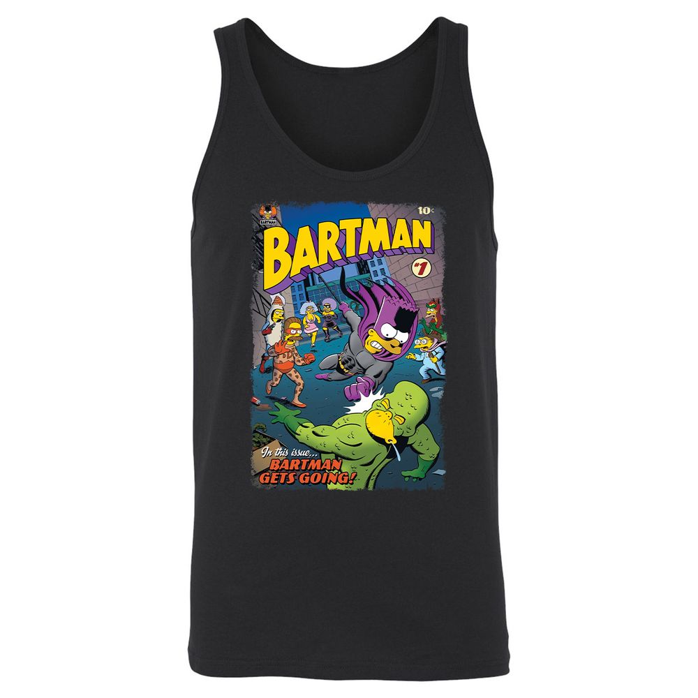 Unisex Jersey Tank - 5AT74CNE - Black - 1