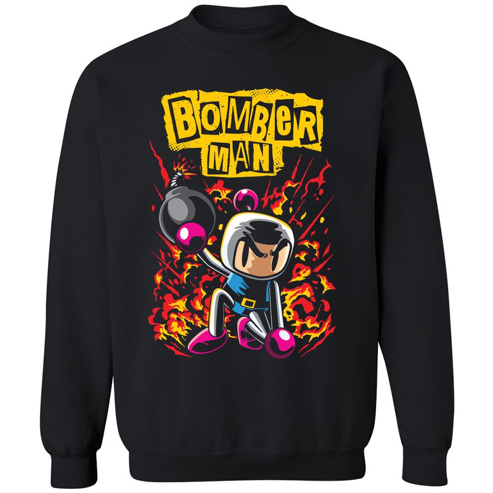 Classic Unisex Sweatshirt - 64BG6N9H - Black - 1