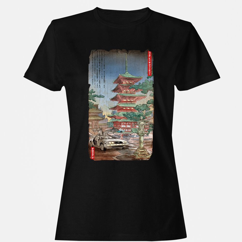 Women's T-Shirt - 4QBXT8YS - Black - 1