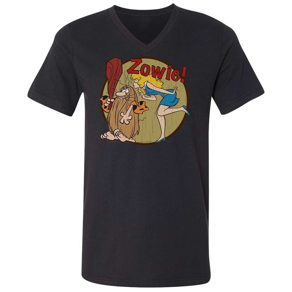 Unisex V-Neck T-Shirt - GTLACAU3 - Black - 1