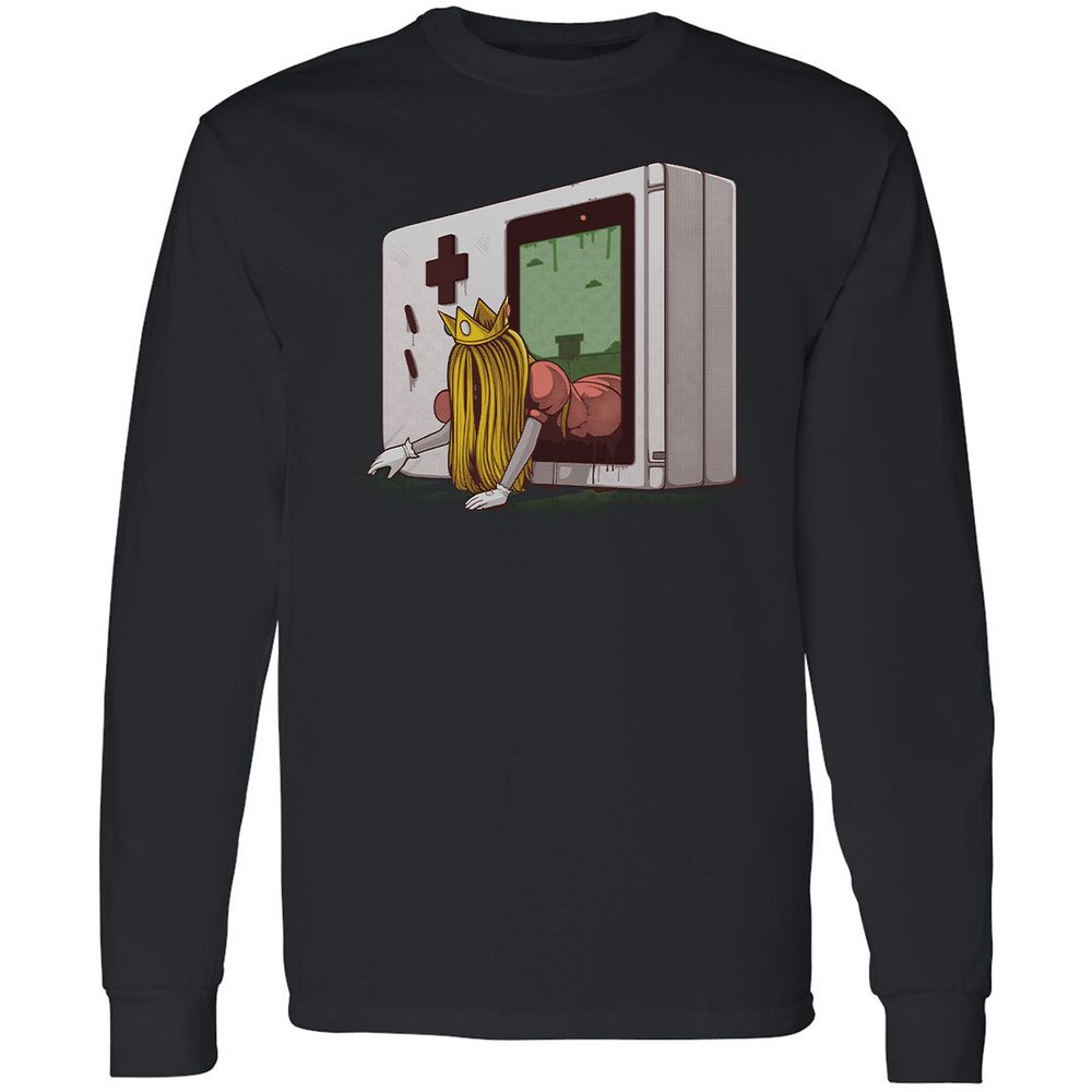 Long Sleeve T-Shirt - VD3BWJD1 - Black - 1