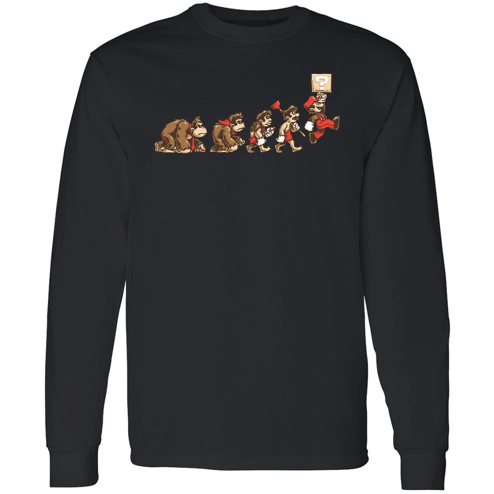 Long Sleeve T-Shirt - NG316HJC - Black - 1