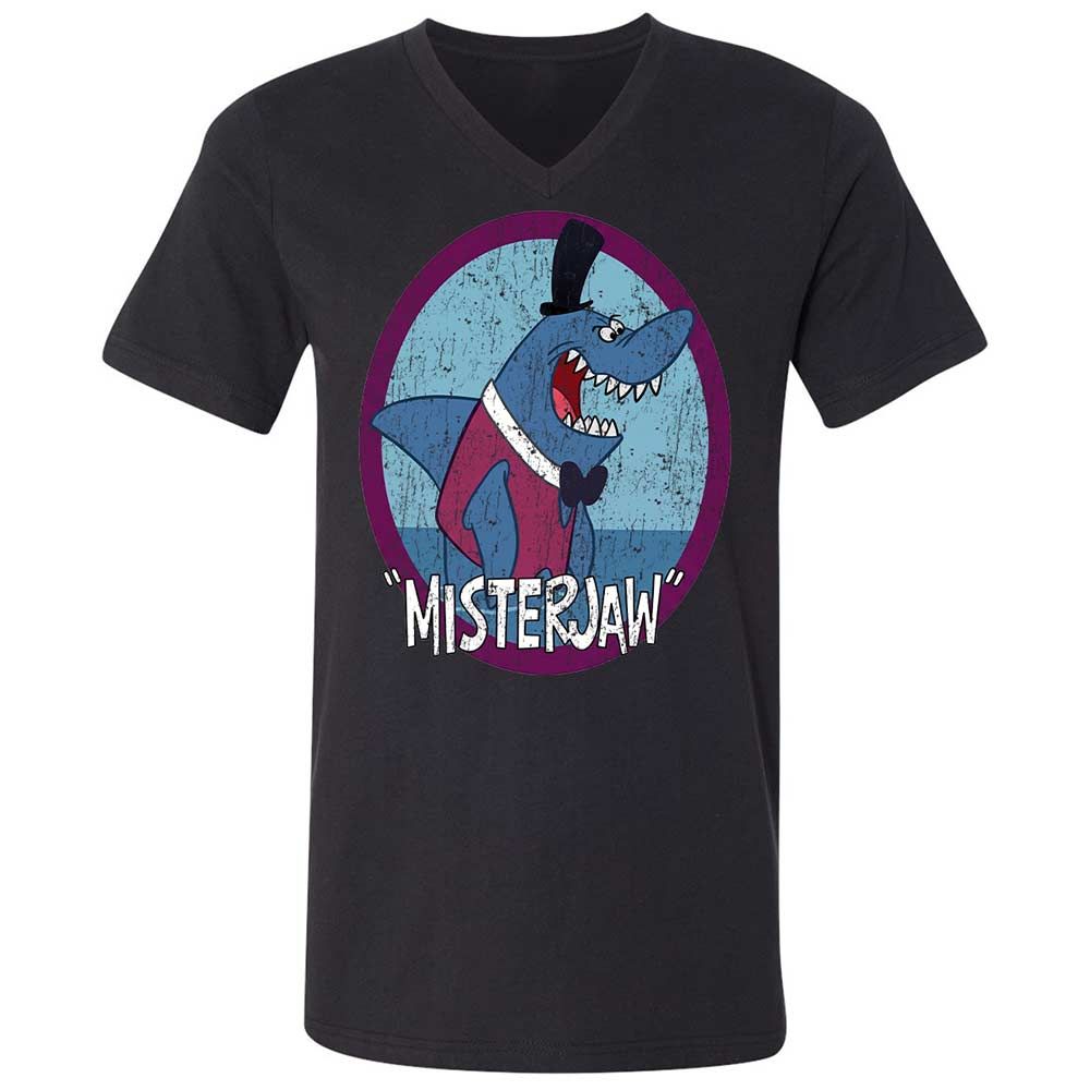 Unisex V-Neck T-Shirt - VVUW8M8W - Black - 1