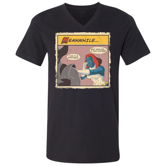 Unisex V-Neck T-Shirt - G4EKGYDR - Black - 1