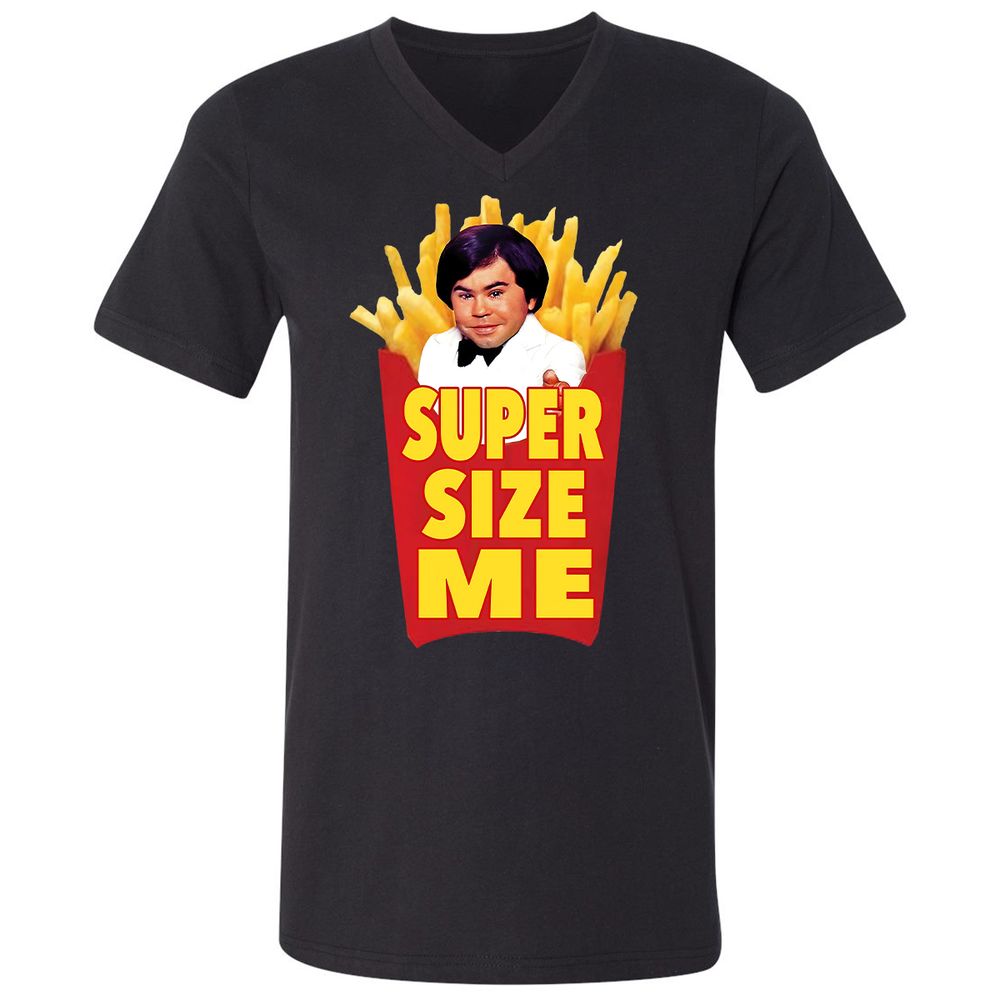 Unisex V-Neck T-Shirt - GB1YZVCN - Black - 1