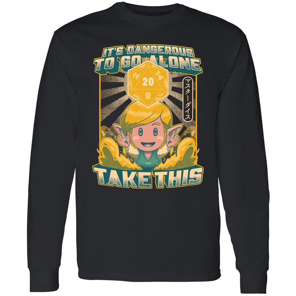 Long Sleeve T-Shirt - E7JPK7L5 - Black - 1