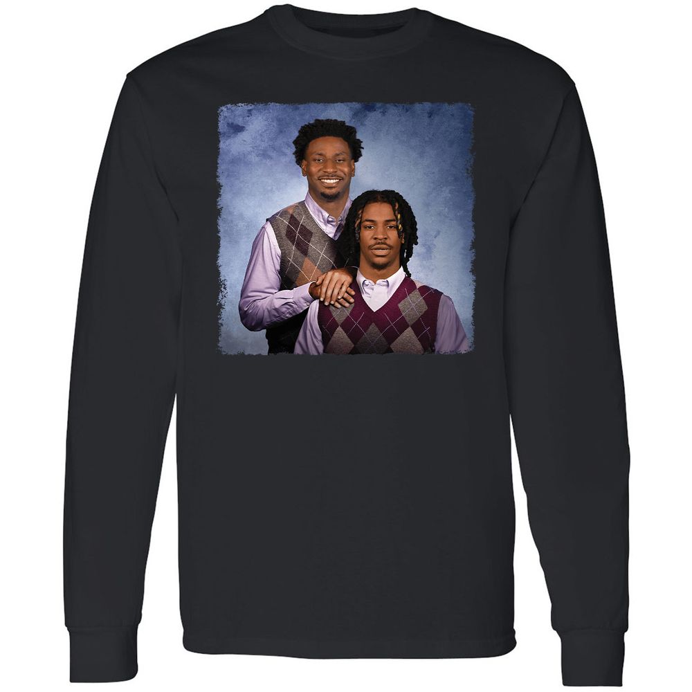 Long Sleeve T-Shirt - QP32UDHM - Black - 1