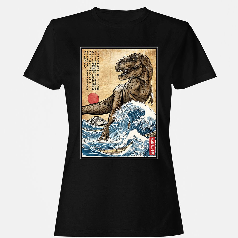 Women's T-Shirt - ZRC2SFSX - Black - 1