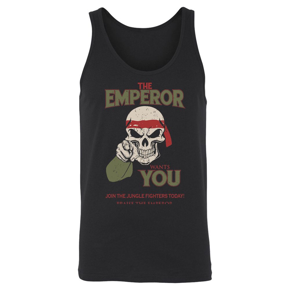 Unisex Jersey Tank - JBHWZM3D - Black - 1