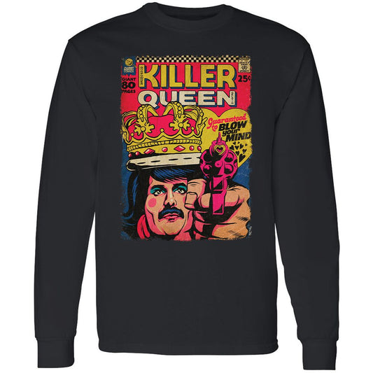 Long Sleeve T-Shirt - TFDAVSZW - Black - 1