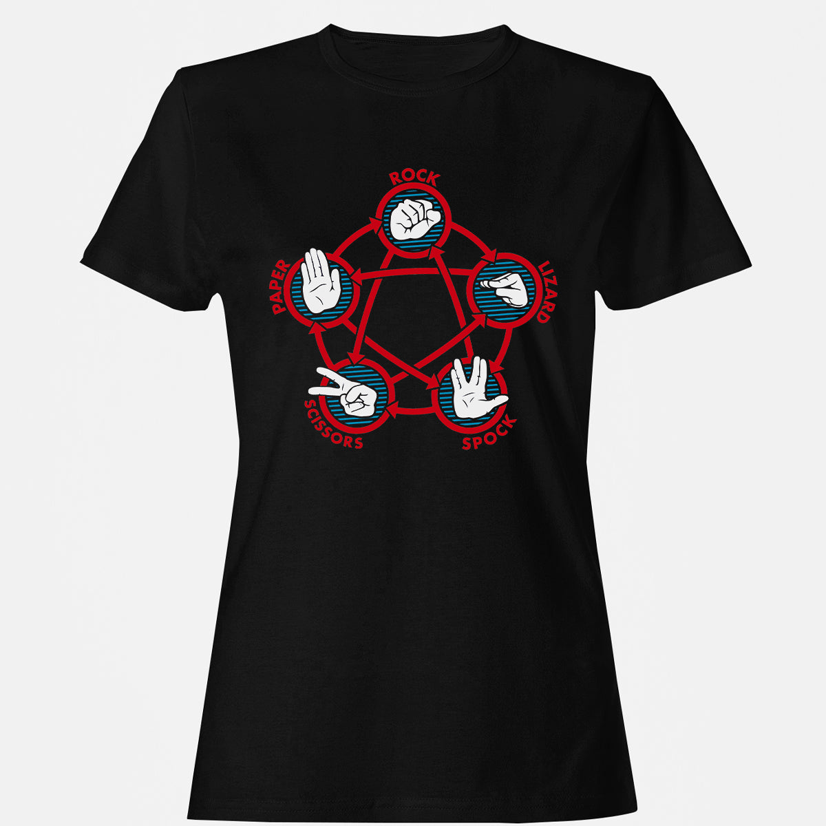 Women's T-Shirt - 62YE1NZ6 - Black - 1