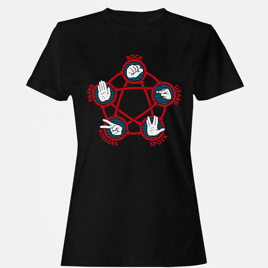 Women's T-Shirt - 62YE1NZ6 - Black - 1