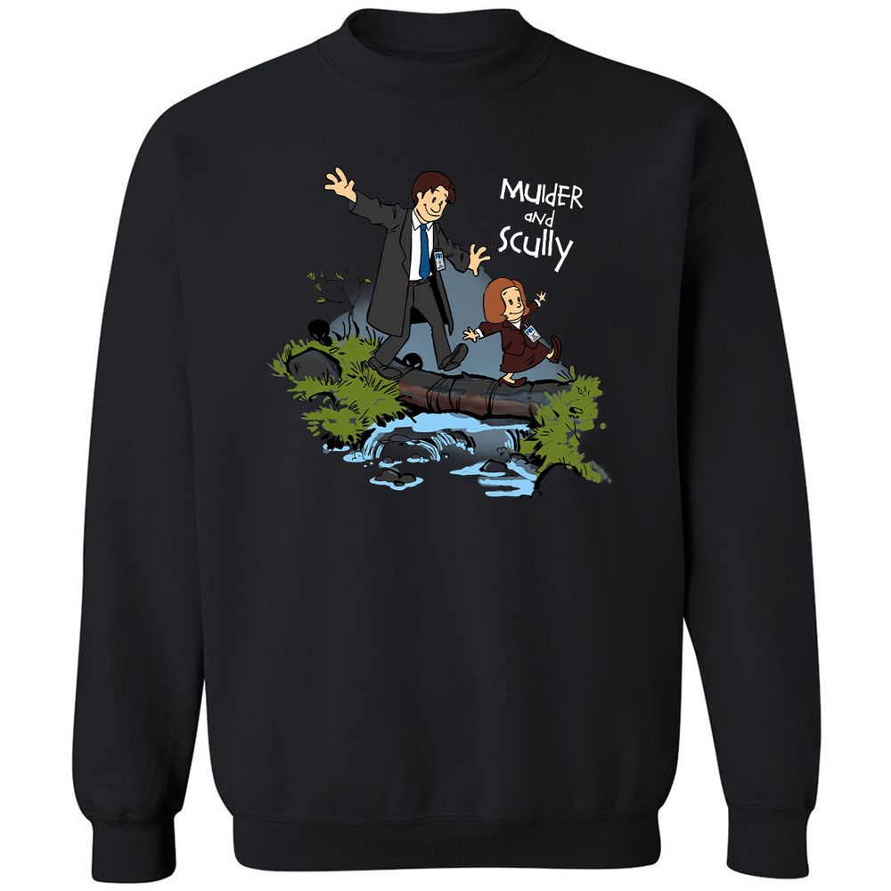 Classic Unisex Sweatshirt - NQ82XYPK - Black - 1