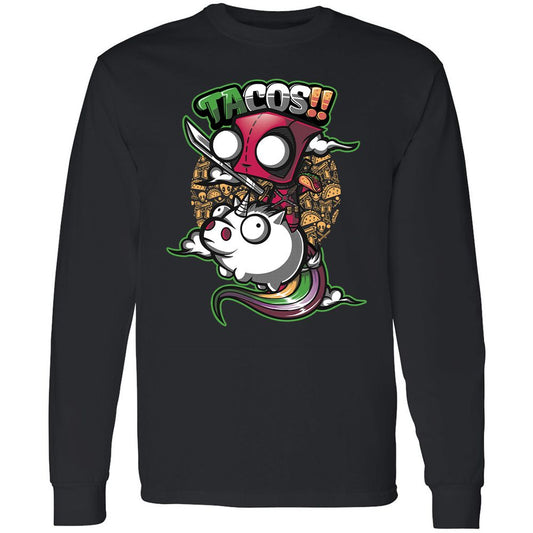 Long Sleeve T-Shirt - 1MUD555F - Black - 1