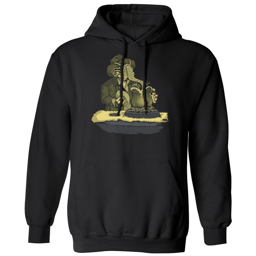 Classic Unisex Hoodie - HKJ1VJTM - Black - 1