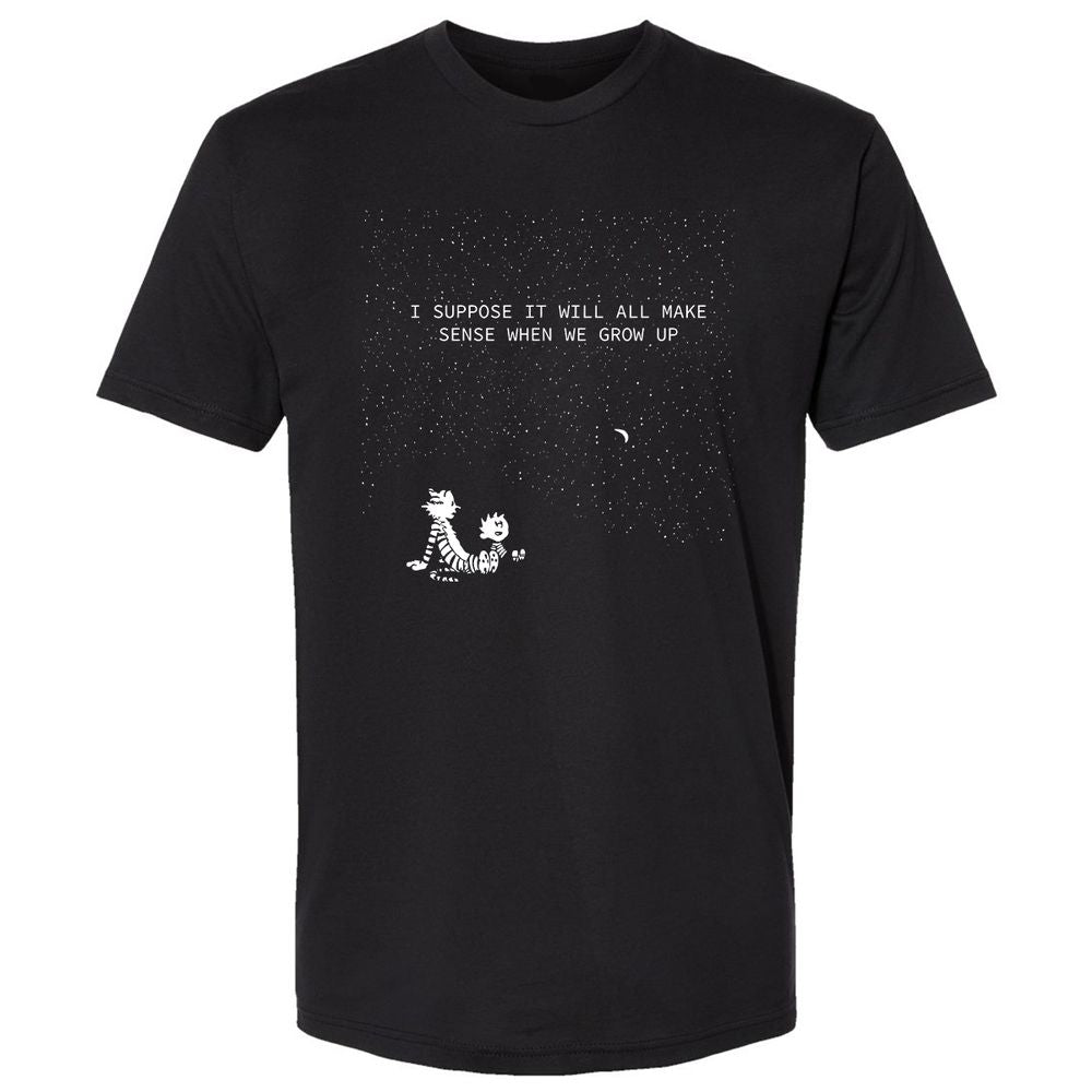 Calvin and Hobbes Stars - Black - 1