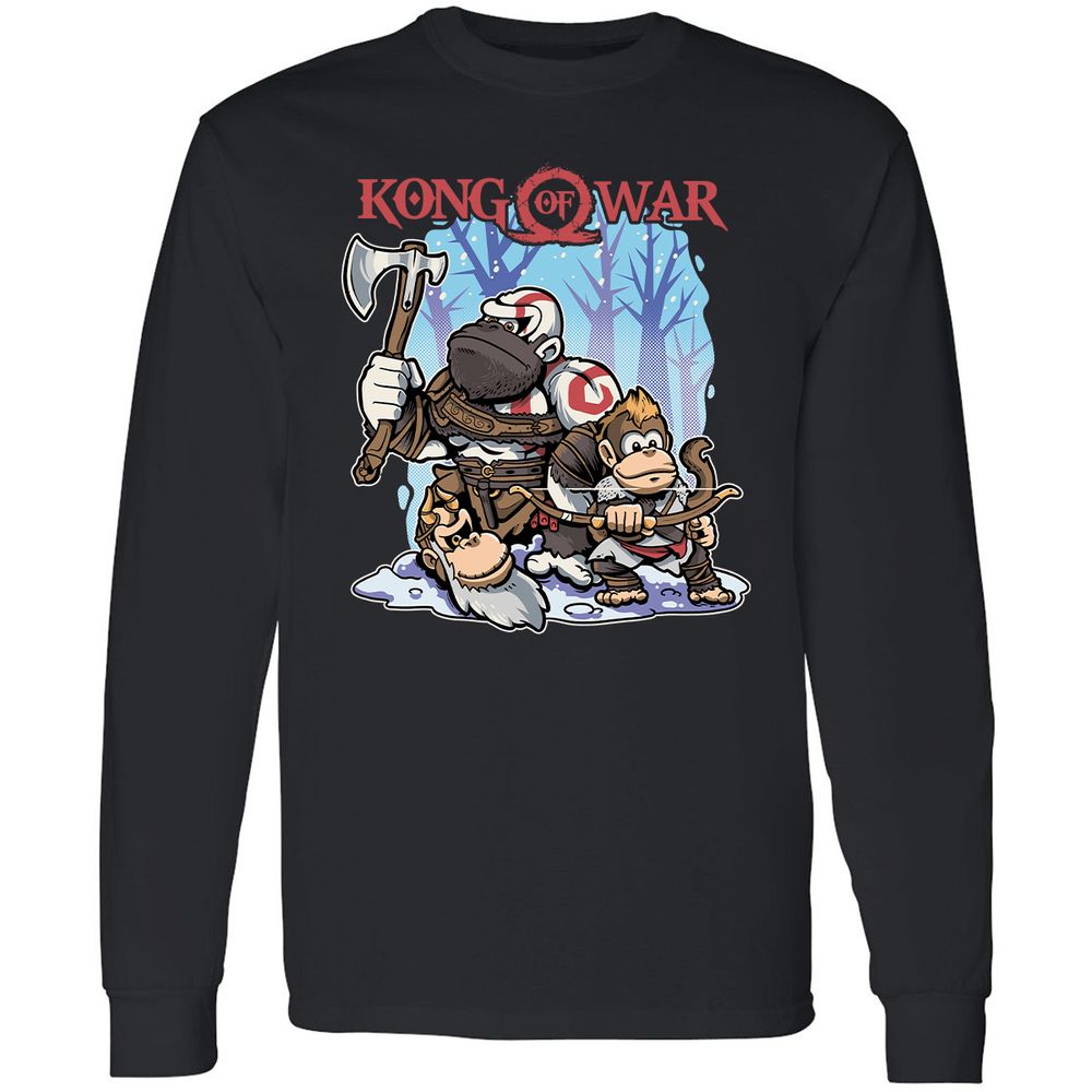 Long Sleeve T-Shirt - HT3FHPSQ - Black - 1