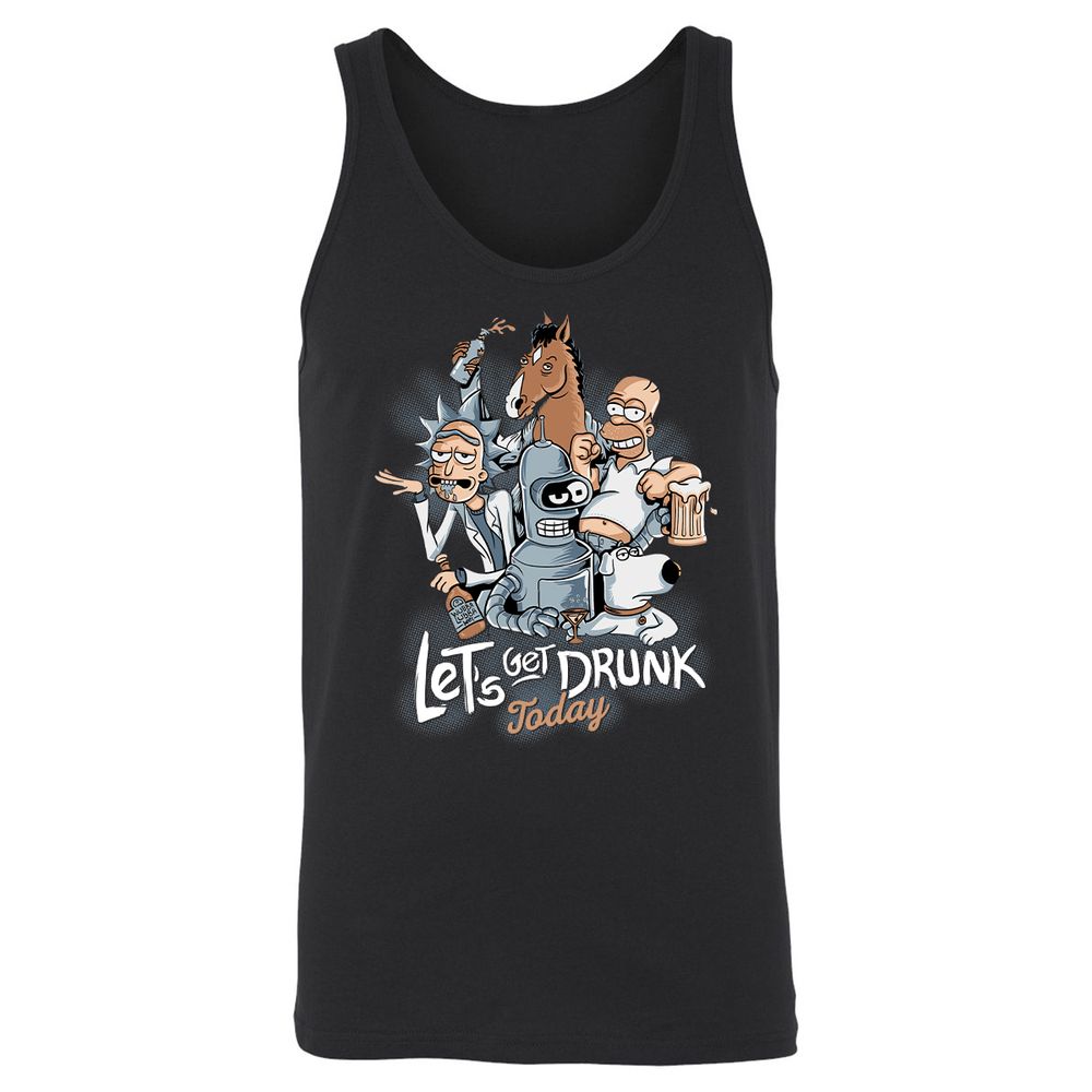 Unisex Jersey Tank - E649C72H - Black - 1