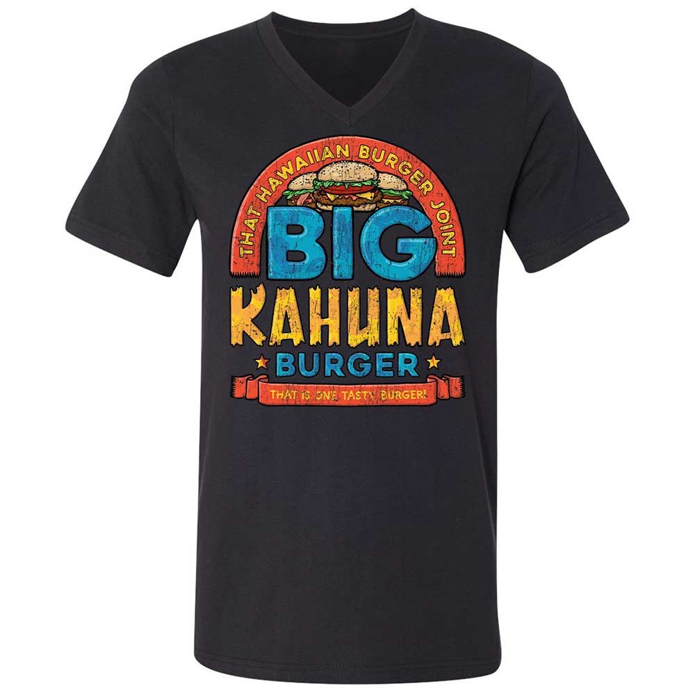 Unisex V-Neck T-Shirt - T4NZTXLQ - Black - 1