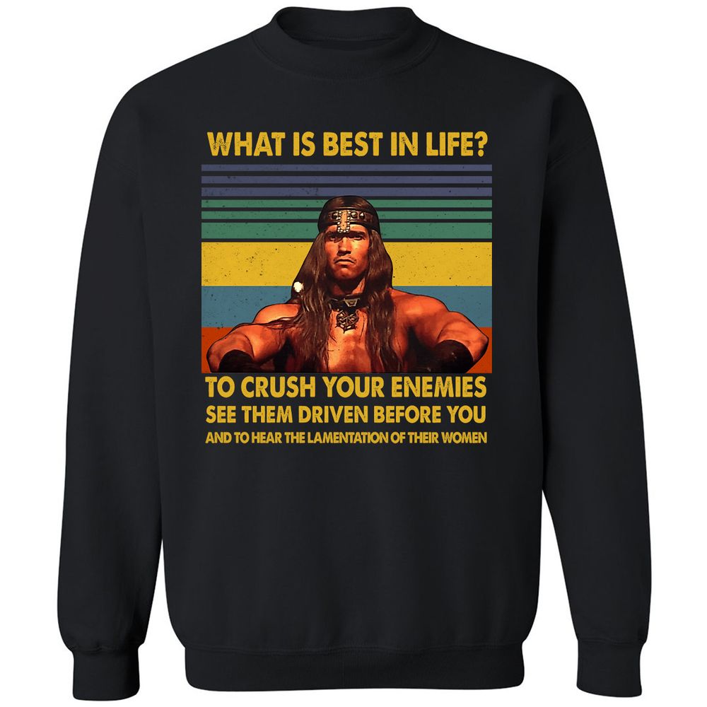 Classic Unisex Sweatshirt - W3E3MYHB - Black - 1
