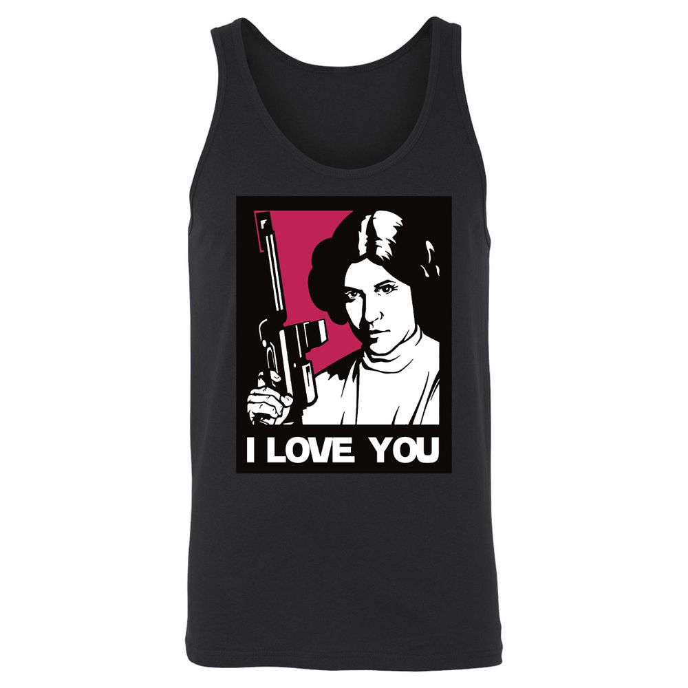 Unisex Jersey Tank - LP2NU599 - Black - 1