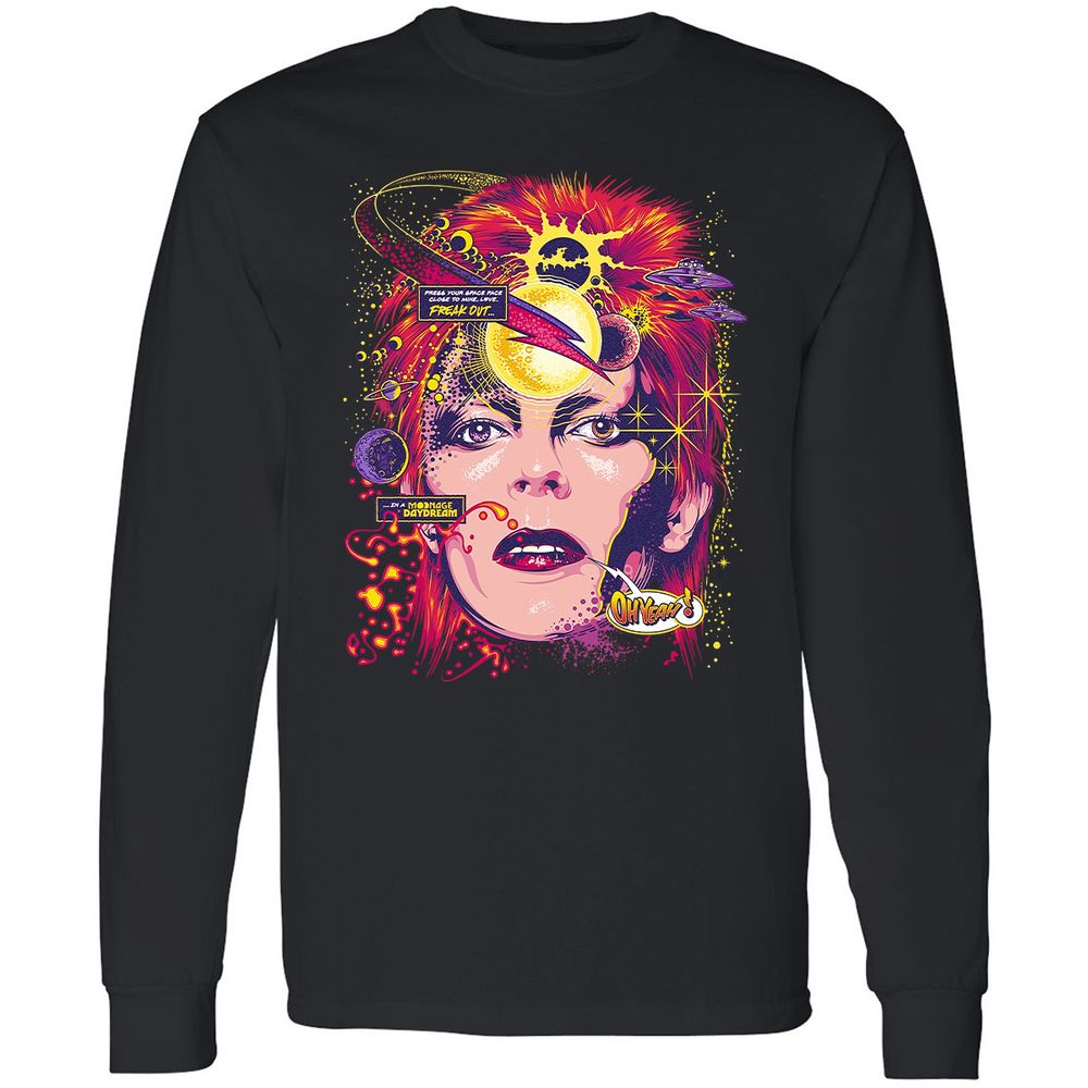 Long Sleeve T-Shirt - 677LA6ZU - Black - 1