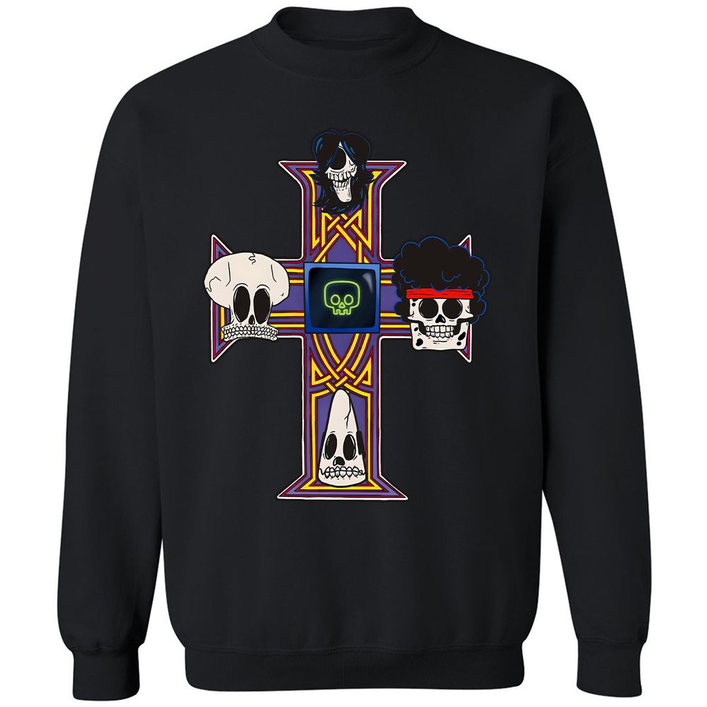 Classic Unisex Sweatshirt - V136VAW3 - Black - 1