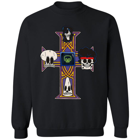 Classic Unisex Sweatshirt - V136VAW3 - Black - 1