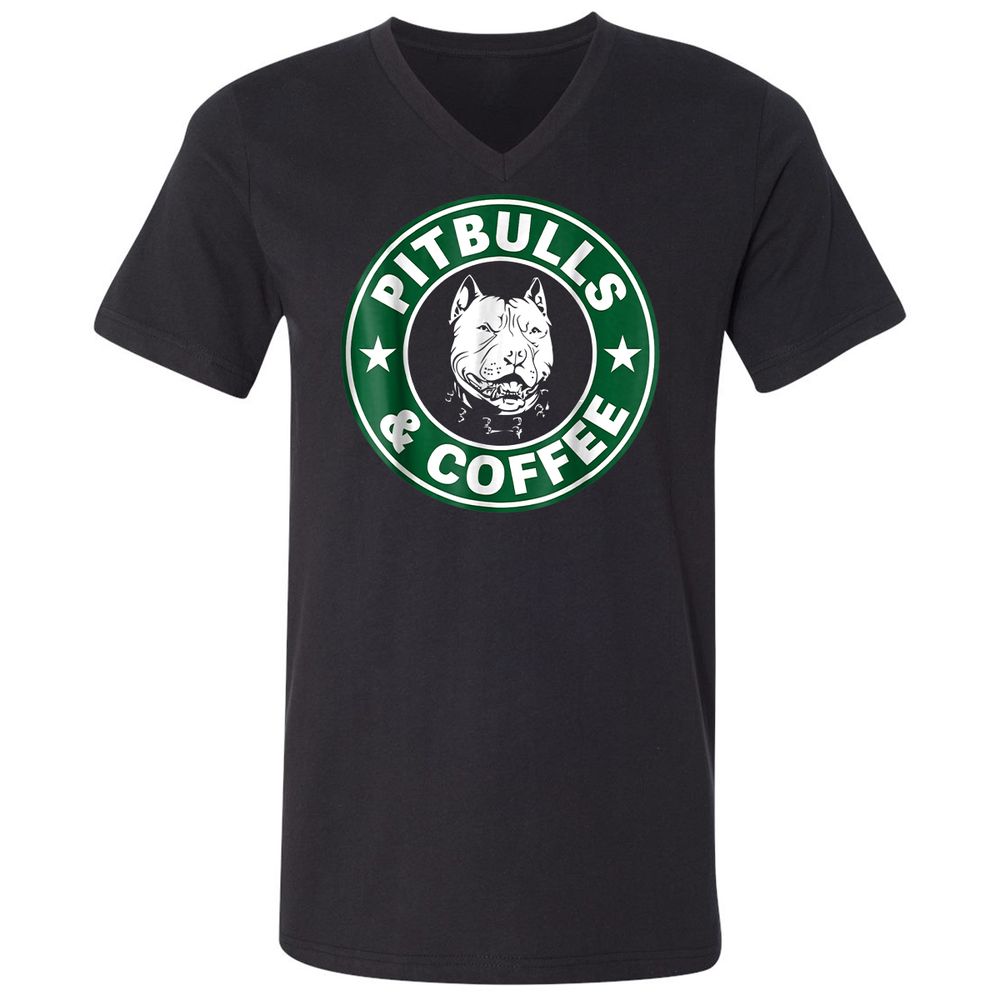 Unisex V-Neck T-Shirt - 1EYWJ7N8 - Black - 1